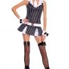 Music Legs Sexy Mafia Girl Costume