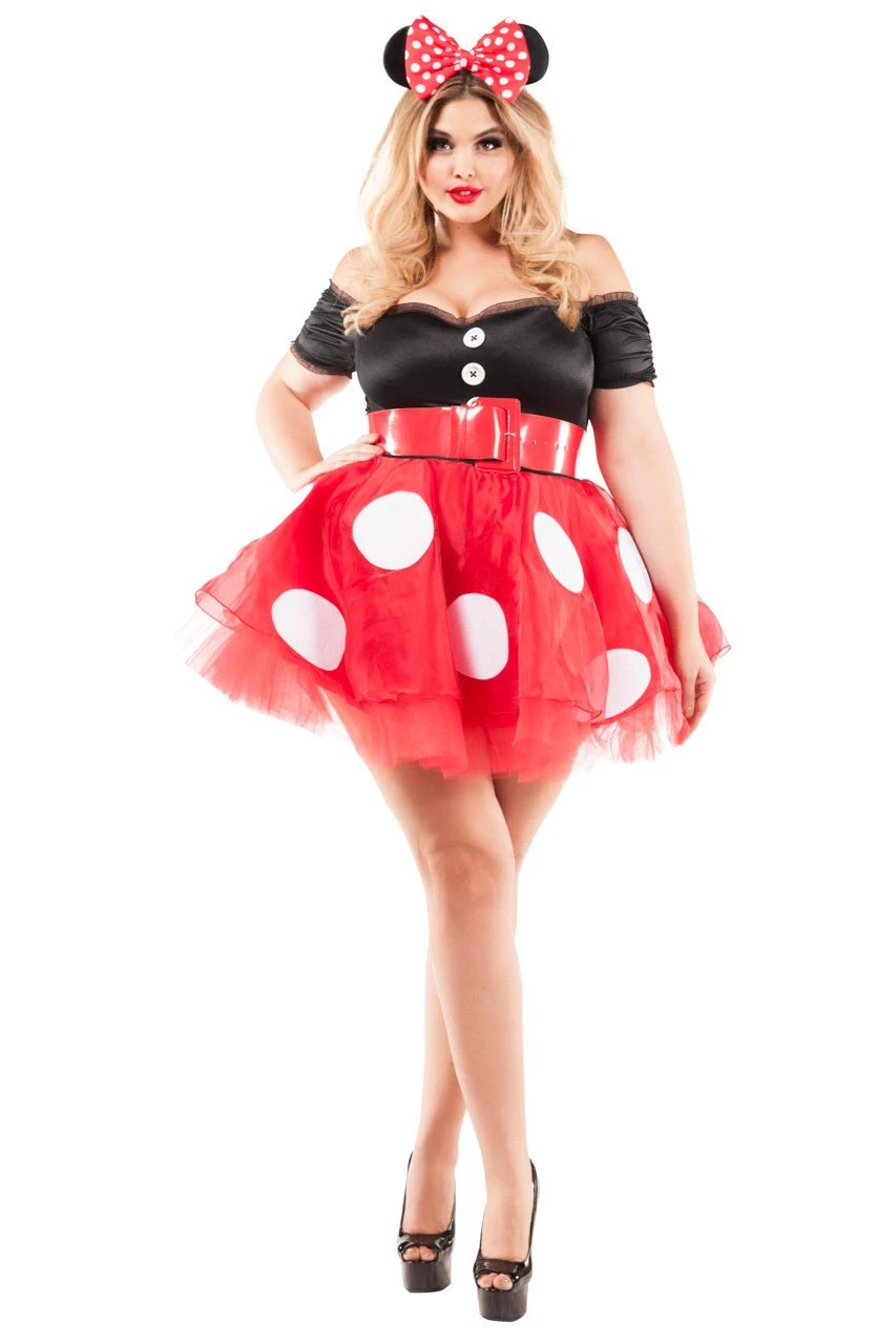 Party King Plus Size Coquette Mouse Costume 1 Party King Plus Size Coquette Mouse Costume
