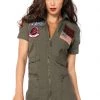 Leg Avenue Top Gun Women's Flight Dress Costume