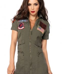 Leg Avenue Top Gun Women's Flight Dress Costume -Sexy Halloween Costumes Sales unnamed file 1564
