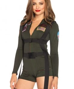 Leg Avenue Top Gun Women's Romper Costume -Sexy Halloween Costumes Sales unnamed file 1575