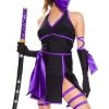 Music Legs Pretty Purple Ninja Costume