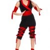 Music Legs Fierce Red Ninja Costume