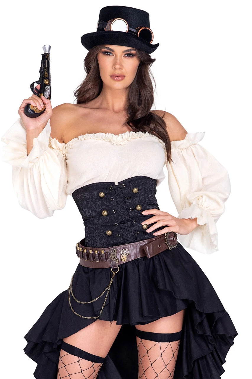 Roma Costume Steampunk Seductress Costume 8 Roma Costume Steampunk Seductress Costume - Image 8
