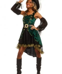Dreamgirl Emerald Pirate Costume -Sexy Halloween Costumes Sales unnamed file 1786