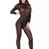 Roma Costume Sheer Playboy Bunny Bodysuit