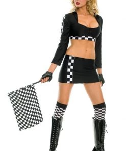 Music Legs Women's Race Car Driver Costume