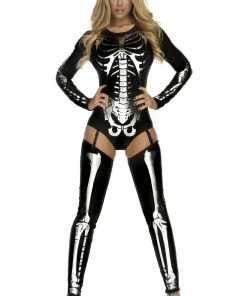 Forplay Snazzy Skeleton Costume
