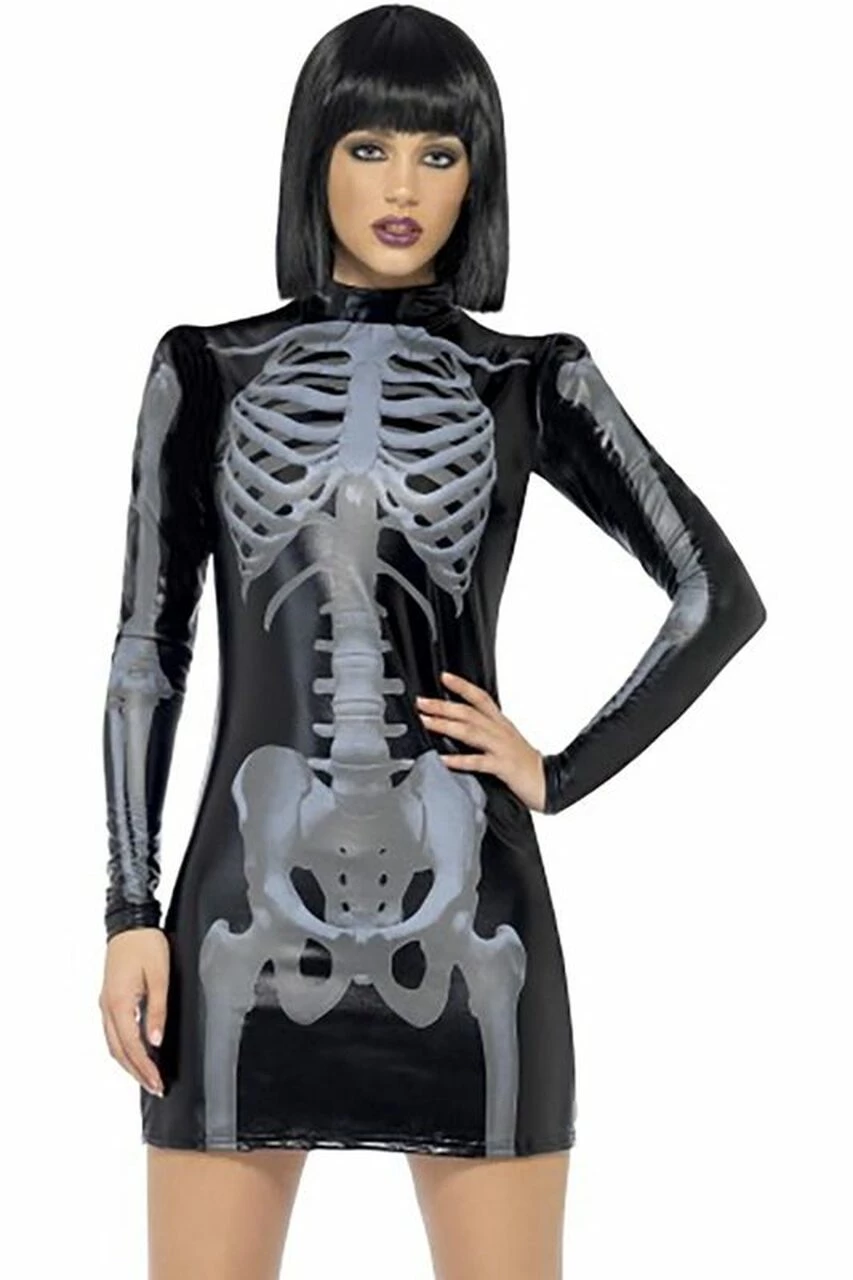 Fever Skeleton Print Costume 1 Fever Skeleton Print Costume