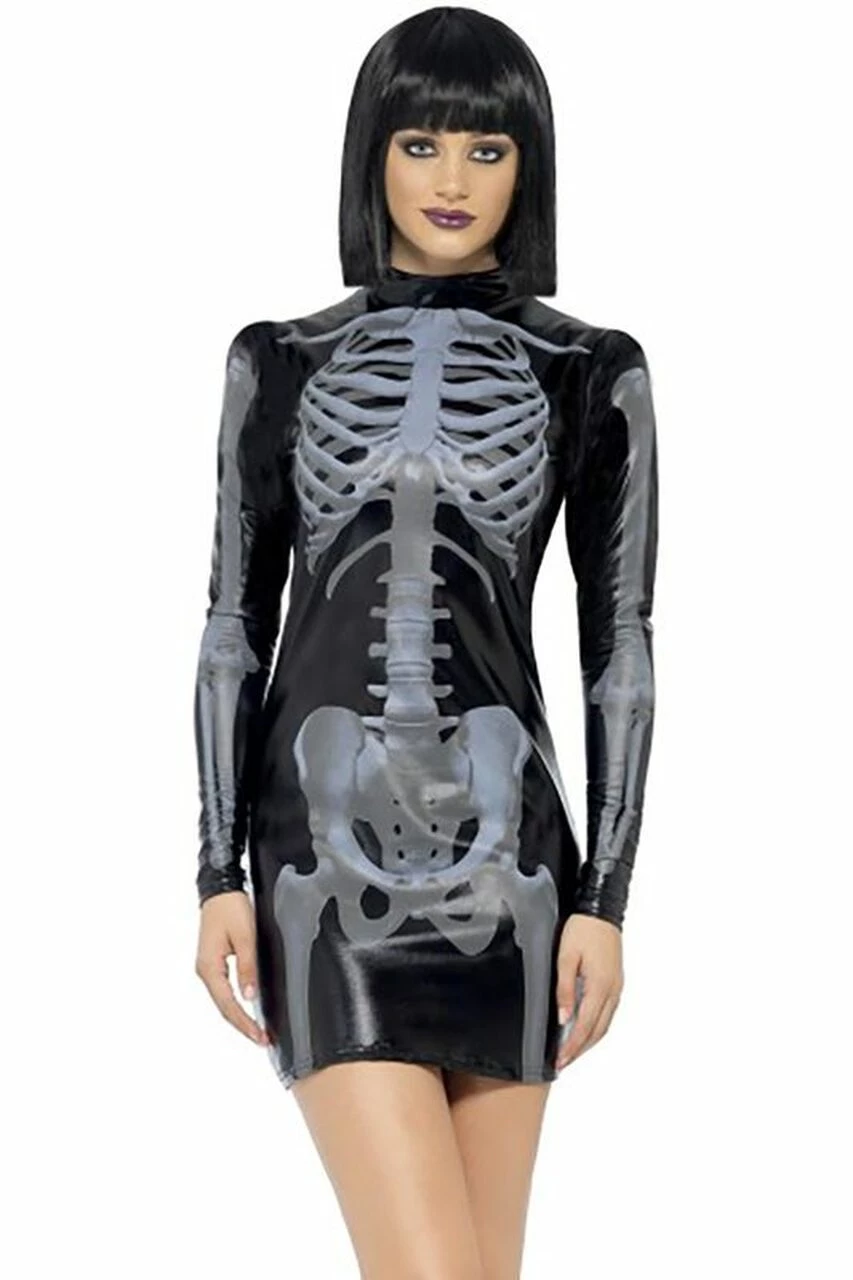 Fever Skeleton Print Costume 3 Fever Skeleton Print Costume - Image 3
