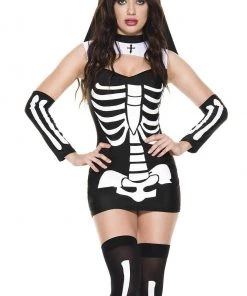 Music Legs No Bones Nun Costume -Sexy Halloween Costumes Sales unnamed file 2283