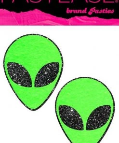 PASTEASE Brand Pasties Glitter Alien Pasties -Sexy Halloween Costumes Sales unnamed file 2378