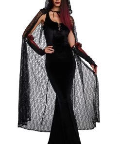 Dreamgirl Lace Cape -Sexy Halloween Costumes Sales unnamed file 2677