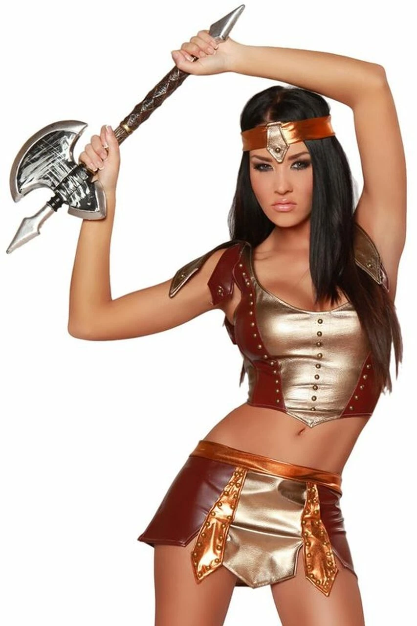 3WISHES Warrior Maiden Halloween Costume 1 3WISHES Warrior Maiden Halloween Costume