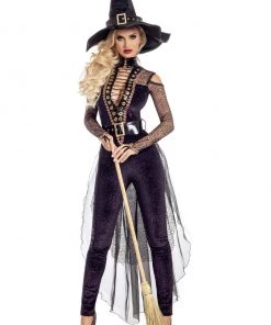 Party King Midnight Violet Witch Costume 5 Party King Midnight Violet Witch Costume -Sexy Halloween Costumes Sales unnamed file 2823