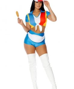 Forplay Stick With It Sexy Fast Food Employee Costume