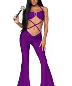 Leg Avenue Purple Pop Star Costume