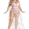 Party King Plus Size Cosmos Goddess Costume