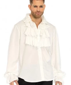 Leg Avenue Ruffle Front Shirt -Sexy Halloween Costumes Sales unnamed file 302