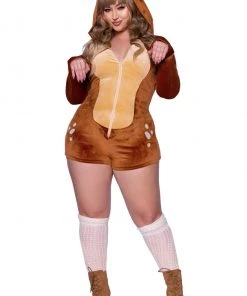 Leg Avenue Plus Size Comfy Fawn Costume