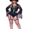 Leg Avenue Plus Size Broomstick Babe Costume