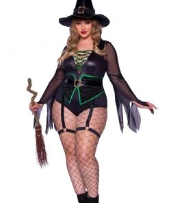 Leg Avenue Plus Size Broomstick Babe Costume -Sexy Halloween Costumes Sales unnamed file 3142