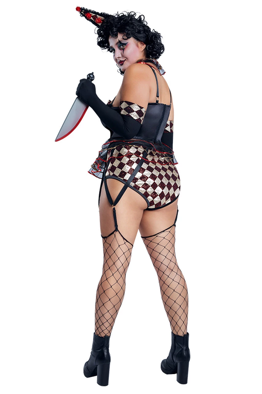 Starline Plus Size Killer Clown Costume 2 Starline Plus Size Killer Clown Costume - Image 2