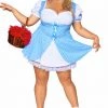 Leg Avenue Plus Size Blue Gingham Costume