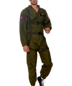 Men's Flight Suit Halloween Costume