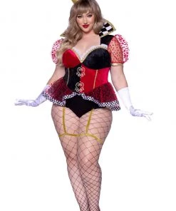 Leg Avenue Plus Size Ravishing Red Queen Costume -Sexy Halloween Costumes Sales unnamed file 3418