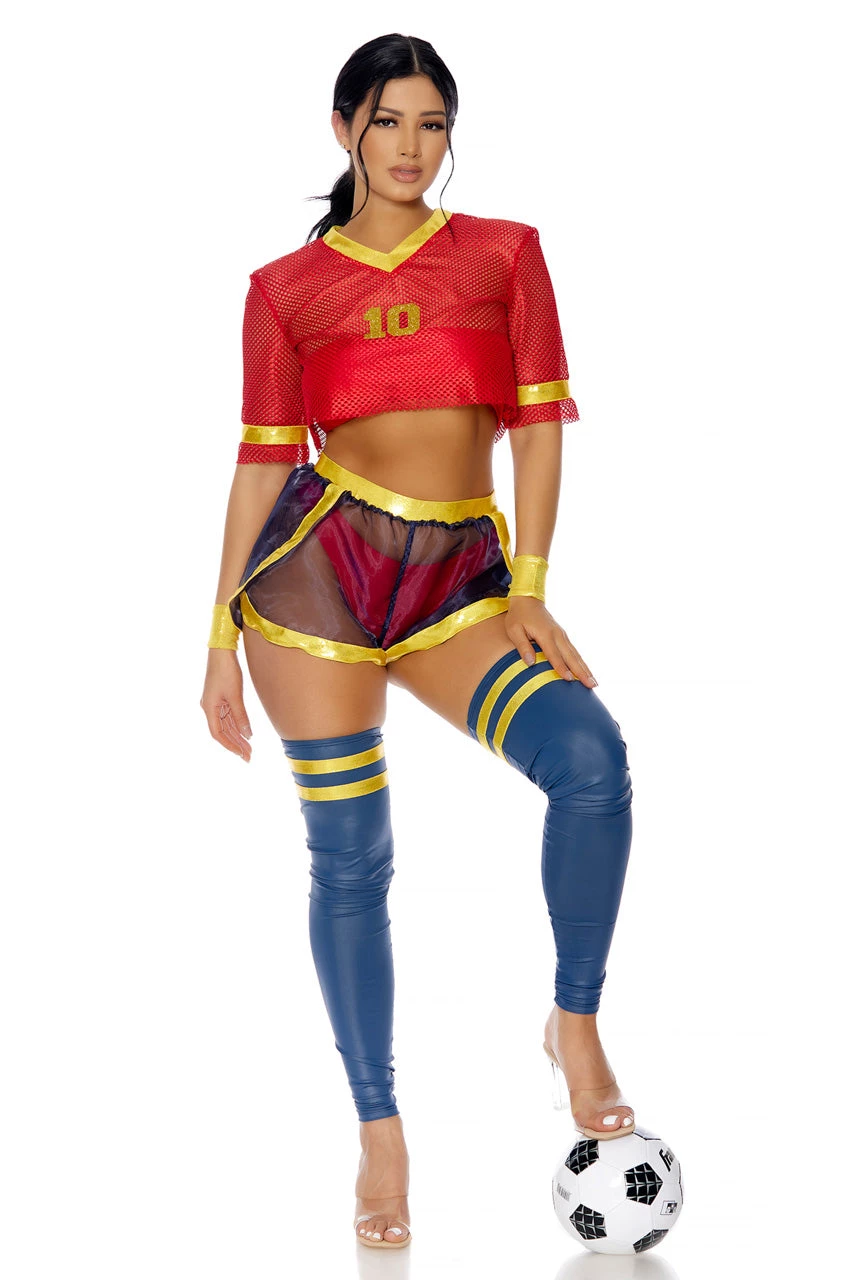 Forplay Goals Sexy Soccer Star Costume 3 Forplay Goals Sexy Soccer Star Costume - Image 3