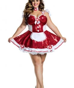 Party King Plus Size Glam Nurse Costume