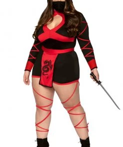 Leg Avenue Plus Size Dragon Ninja Costume -Sexy Halloween Costumes Sales unnamed file 3650