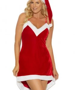 Elegant Moments Plus Size Santa's Sweetie Dress -Sexy Halloween Costumes Sales unnamed file 3731
