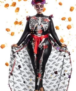 Party King Plus Size Rosas Day Of The Dead Costume -Sexy Halloween Costumes Sales unnamed file 3769
