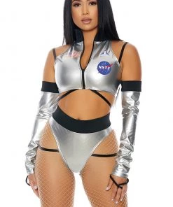 Forplay Plus Size To The Moon Astronaut Costume
