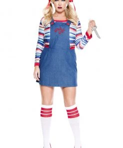 Music Legs Plus Size Nightmare Killer Doll Costume