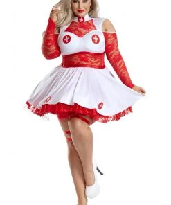 Party King Plus Size Nurse Lacey Costume
