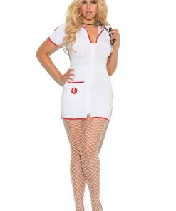 Elegant Moments Plus Size Head Nurse Costume -Sexy Halloween Costumes Sales unnamed file 4039