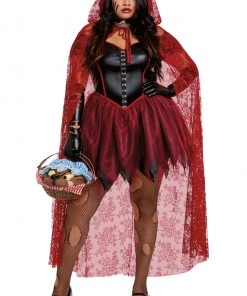 Dreamgirl Plus Size Big Bad Red Costume -Sexy Halloween Costumes Sales unnamed file 4068