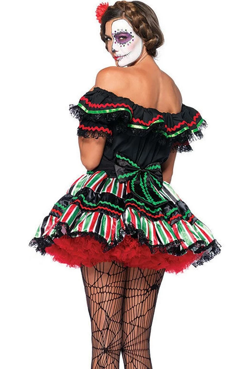 Leg Avenue Queen Size Dia De Los Costume 2 Leg Avenue Queen Size Dia De Los Costume - Image 2