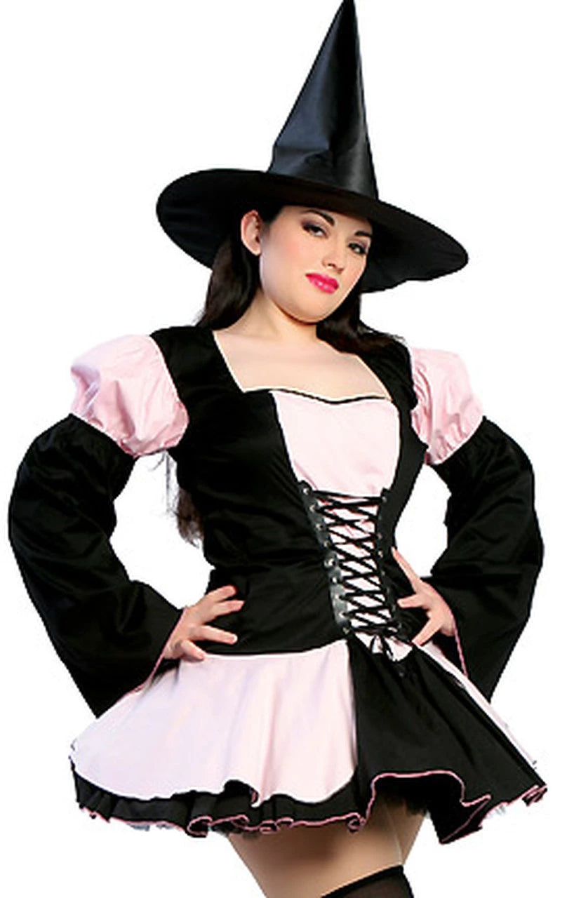 Roma Costume Curvy Pink Bewitching Halloween Costume 2 Roma Costume Curvy Pink Bewitching Halloween Costume - Image 2