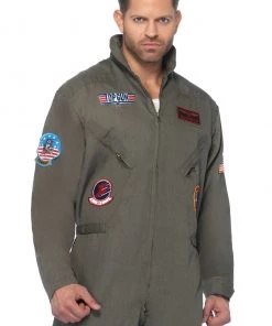 Leg Avenue Top Gun Men's Flight Suit Costume