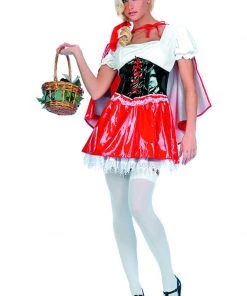 Music Legs Vinyl Red Riding Hood Costume