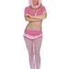 Music Legs Pink Genie Costume