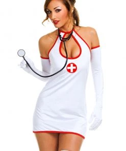 Music Legs Dark Nurse Costume -Sexy Halloween Costumes Sales unnamed file 4728