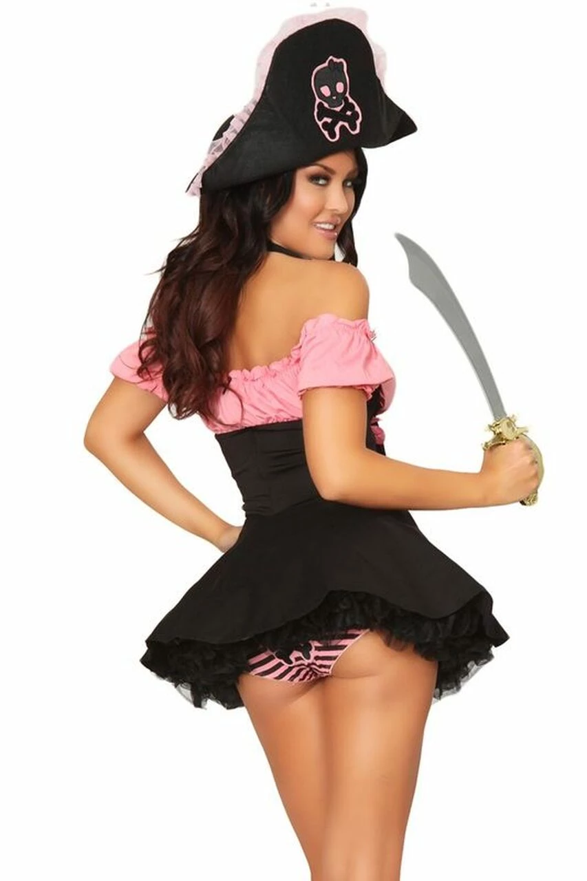 Leg Avenue Pirate Treasure Hunt Costume 3 Leg Avenue Pirate Treasure Hunt Costume - Image 3