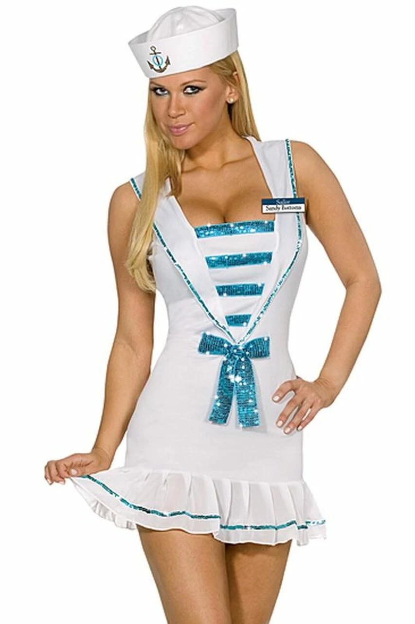 Dreamgirl Shore Thing Sandy Halloween Outfit 1 Dreamgirl Shore Thing Sandy Halloween Outfit