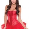 AMSCAN Red Satin Costume Corset