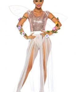 Leg Avenue White Slit Mesh Skirt -Sexy Halloween Costumes Sales unnamed file 5383